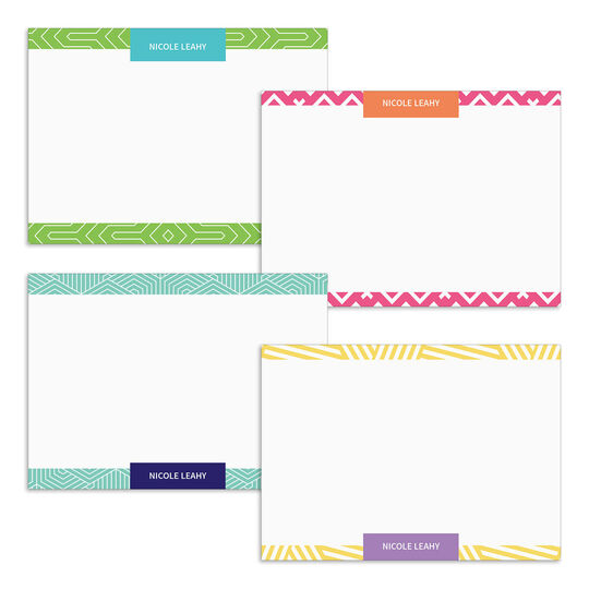 Colorful Vibes Flat Note Card Collection